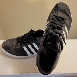 Adidas Womens Grey Suede Neo Courtset Size 9.5 US